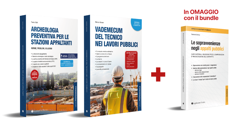 Professionisti tecnici e Archeologi nei lavori pubblici Vademecum pratici + omaggio la Guida per caro materiali e revisione prezzi